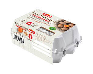 Les Brunes Paquet de 6 oeufs