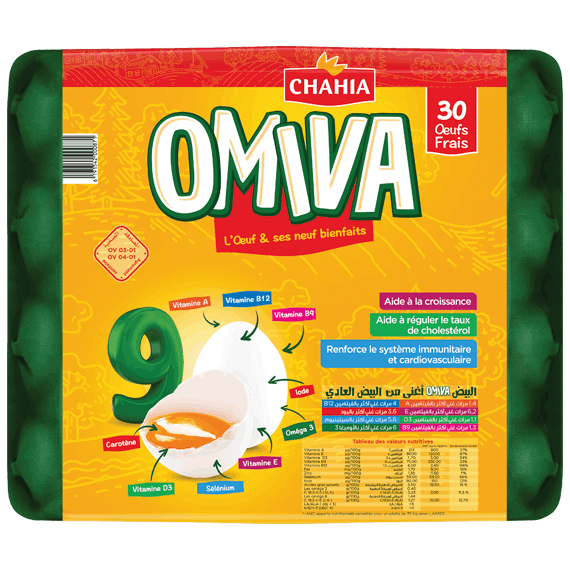 Omiva Paquet de 30